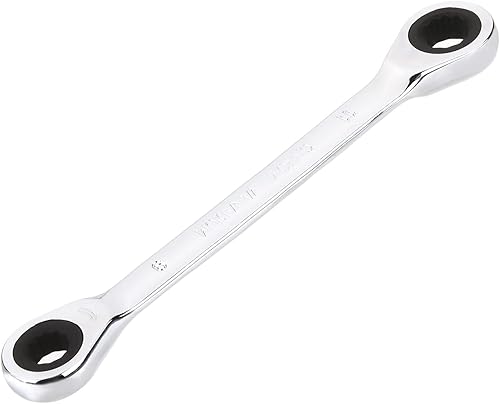 Miniatura 8 de Utoolmart Llave de trinquete, extremo métrico de caja doble de 0.315 in x 0.394 in