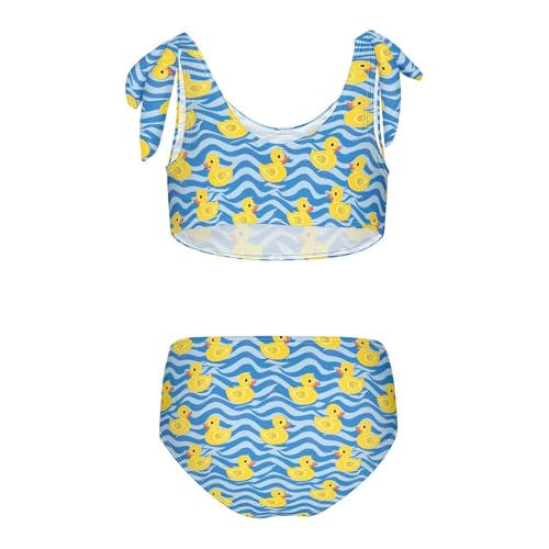 Girl's 2 Piece Swimsuit Cute Yellow Duck Bikini Sets Bathing Suit 208549622