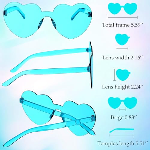 Chumia 51 Pack Fun Sunglasses Bulk Adult Party Favors Glasses Colorful Plastic Retro Sunglasses for Women Men Neon Party Candy Color Glasses, 5 Style, Mixed Colors2
