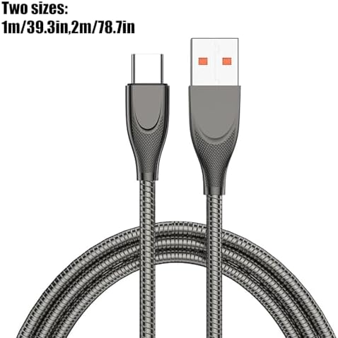sodeber Type C Cable 65W Fast Charging USB to Type C Male to Male Data Transfer Cable Replacement for Phone Accessories USB Charging - 2
