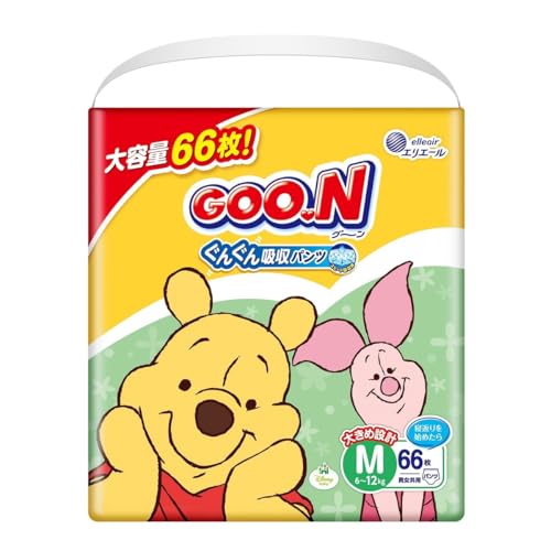 【パンツ Mサイズ】 グーン ぐんぐん吸収パンツ (6-12kg) 198枚(66枚×3個セット) 男女共用のサムネイル