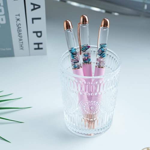 Image of Blue Hat Girl Funny Pens Cute Floater Floating Liquid Writing Journaling Office Pen Unique Gift For Women Men Kids Girl Boy