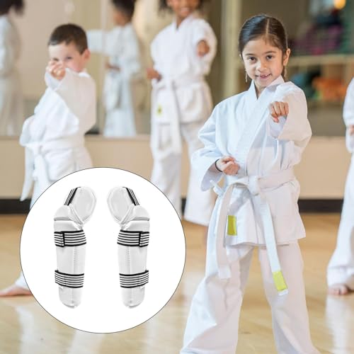 Generic Taekwondo Forearm Protectors - Taekwondo Elbow Guards - Taekwondo Shin Protector | Elbow Arm Protector Gear | Elbow Forearm Guard for Martial Arts Kickboxing, Large, NL0M6VEC09MUHHAAIER
