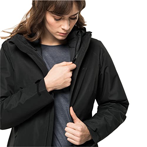 Jack Wolfskin Women's Bergland INS JKT W, Black, S