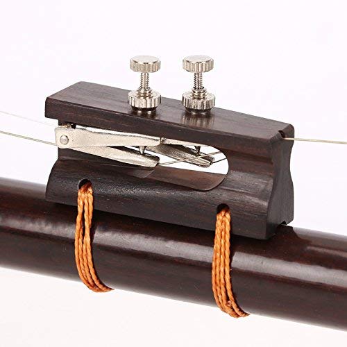 Black Sandalwood Erhu Fine Tuners&Qian Jin, All in One/for Erhu, Zhonghu, Banhu, Etc