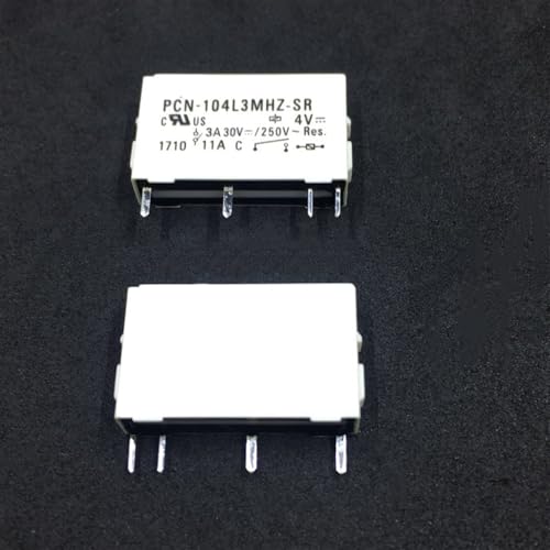Relais PCN-104L3MHZ-SR 4VDC 3A à 4 broches pour circuit imprimé, lot de 10 pièces