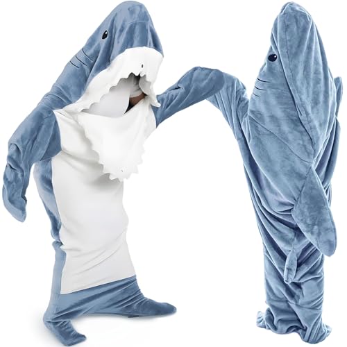 JEDWKFA Hai Decke Erwachsene, Hai Decke, Superweicher Shark Blanket, Hais...
