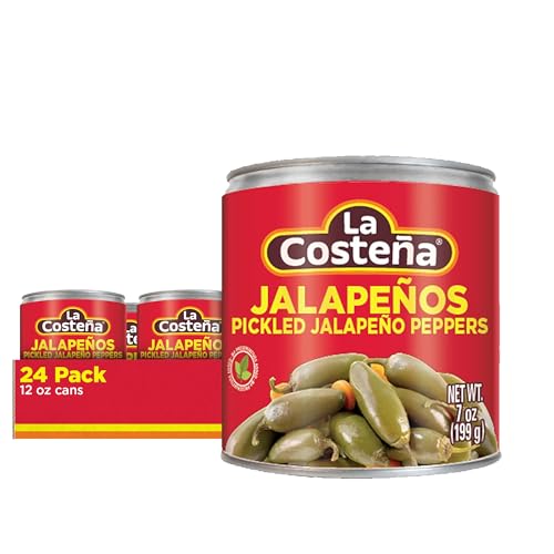 La Costena Whole Jalapeno, 7 Ounce (Pack of 24)