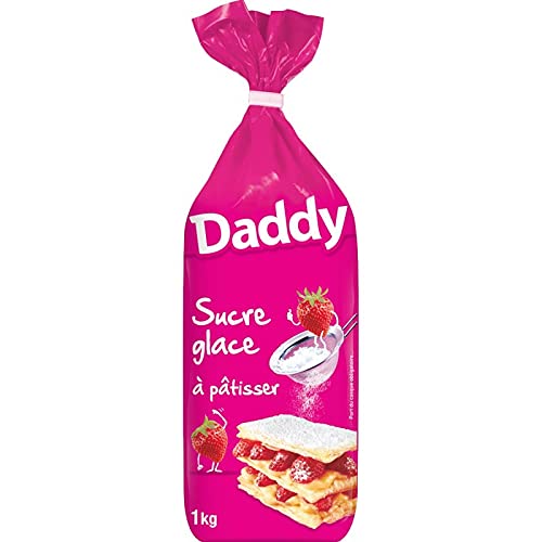 SUCRE GLACE SACHET POLY 1KG, DADDY, LOT DE 4