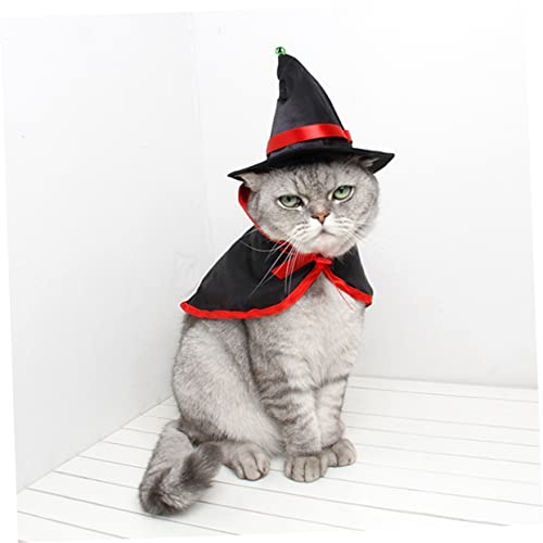 Disfraz de bruja para perros y gatos talla M miniatura 7