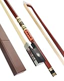 LMS Violin Bow Full Size 4/4 Sandalwood Violin Bows Lightweight Fiddle Bow Well Balance Bow Made of