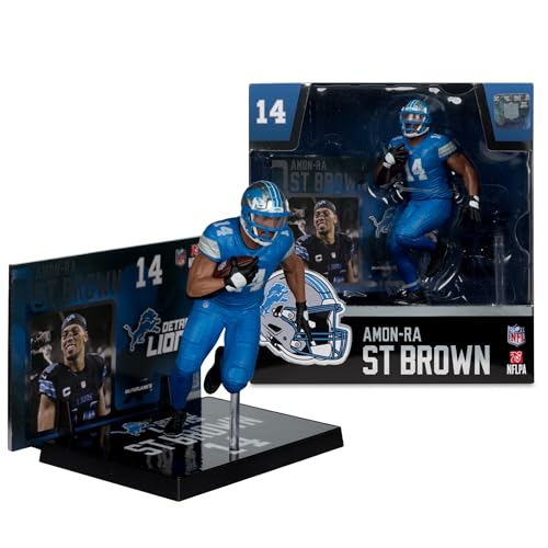 Amon-Ra St. Brown (Detroit Lions) NFL Figurine McFarlane 17,8 cm