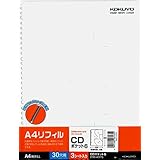 コクヨ ファイル CD DVD ポケット 6枚収容 30穴 A4 レフィル EDB-A375