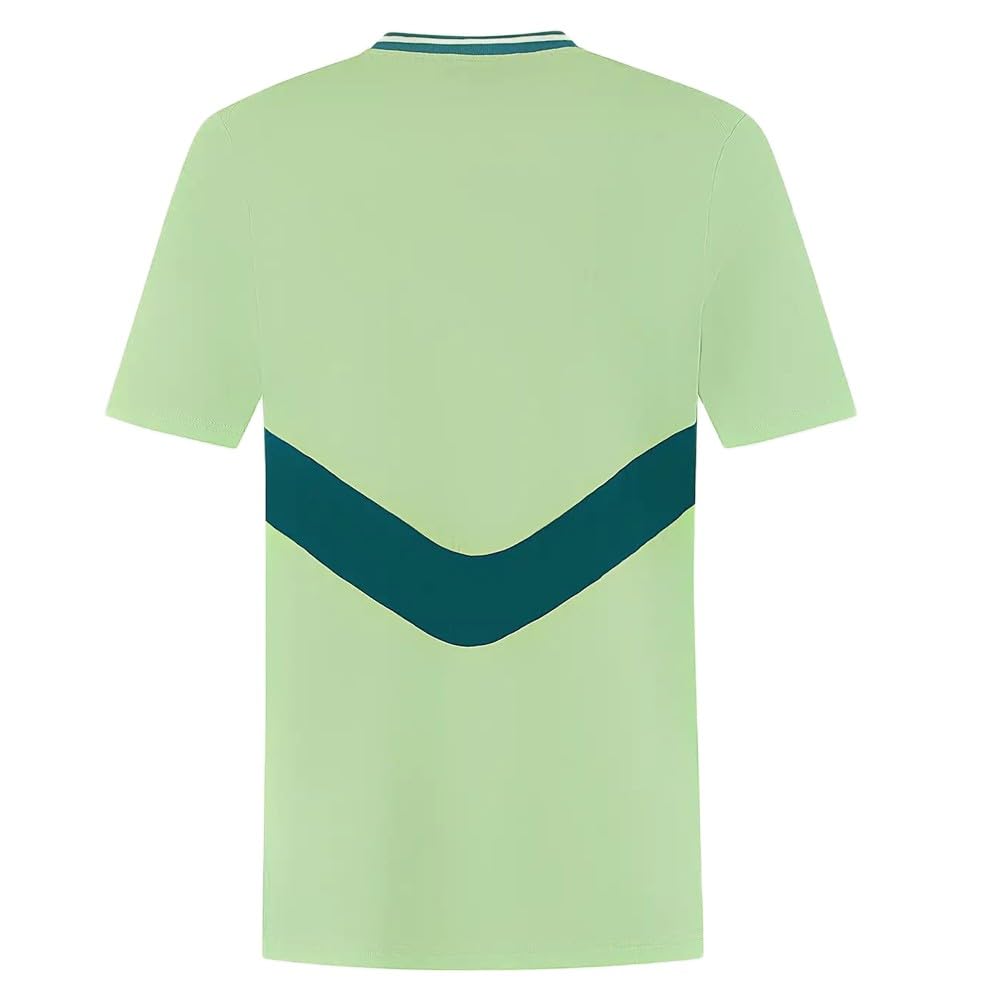 Départ Dunlop pour Hommes – Vert Clair/Épicéa ombragé | T-Shirt de Tennis de Performance/Padel