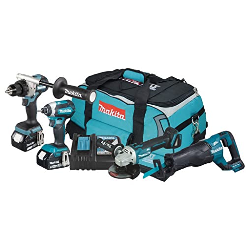 Combopack 4 outils 18V LXT 2x5 0 Ah dans sac LXT400 MAKITA DLX4157TX1 - vue 2