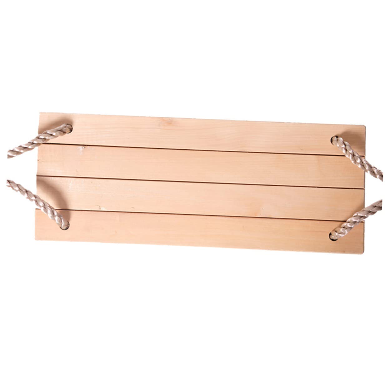 ifundom Wooden Swing Set for Boys and Girls Adults 4-Plate Swing Rope Indoor Outdoor Playset