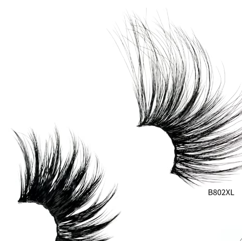 Eldora False Eyelashes NEW B802 XL, Black, 1 count (Pack of 15) - Image 3