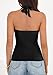 PRETTYGARDEN Womens Halter Top 2026 Spring Tie Wrap Sleeveless Ruched V Neck Fitted Summer Tops Backless Fashion Y2k Clothes (Black,Small)