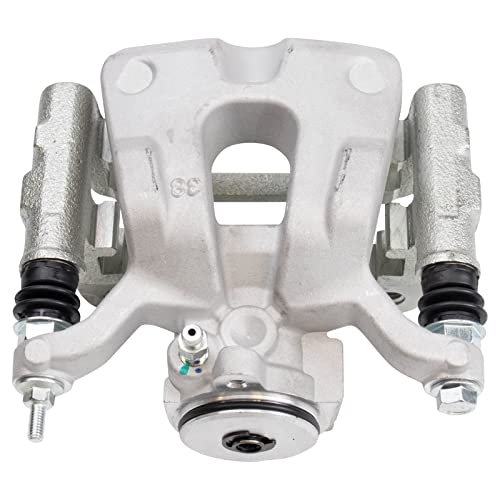 Image of TRQ Rear Right Brake Caliper w /Bracket Passenger Side | For 2015-2017 Chrysler 200 2016-2020 Jeep Cherokee