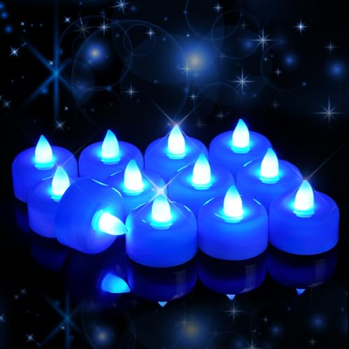 Raycare Blue Battery Operated Tea Lights