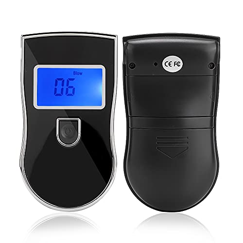 Alcohol Tester Digital Lcd Display Portable Alcohol Breath Tester Analyzer Breathalyzer Blue Backlight #TOP1