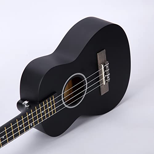 Image of 26 Inch Spruce Black Tenor Ukulele
