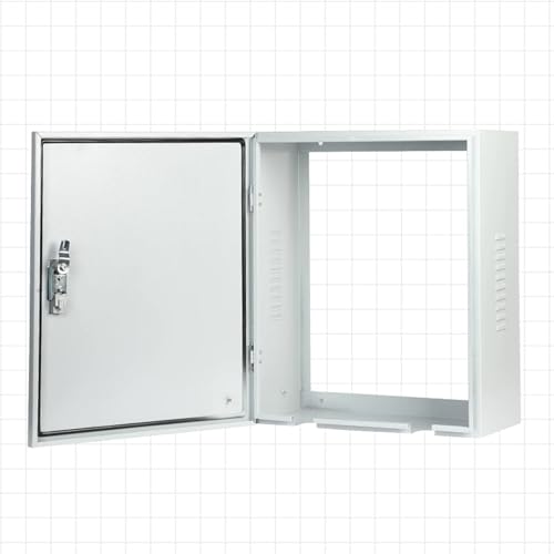 Boîtier Électrique En Métal Avec Serrure Coffret De Distribution À Trous De Câbles 50x60x20
