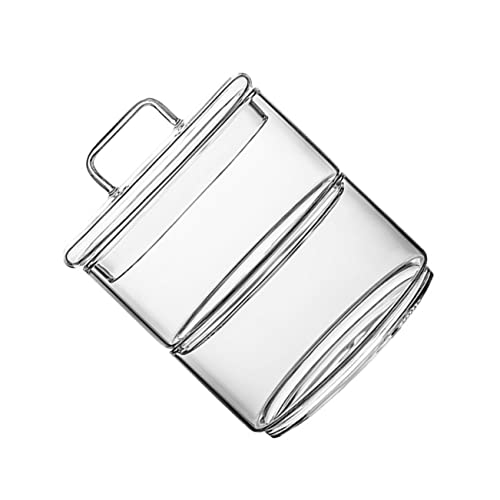 Cabilock Glass Salad Bowls with Lids, 2 Pcs