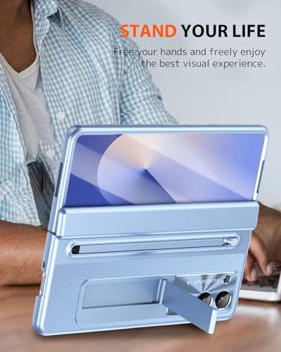 Coque Galaxy Z Fold 6 avec protège-écran et support de visionnage mains libres - 6