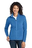 Port Authority Ladies Lightweight Microfleece Jacket. L223, Light Royal, X-Large