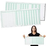 Skyygemm 20 Pcs General Expense Journal Sheet 25 3/8