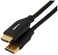 Amazon Basics DisplayPort to HDMI Cable, Uni-Directional, 4K@30Hz, 1920x1200, 1080p, 6 ft, Black