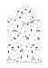 Produktbild fleuresse Mako Satin Bettwäsche Milano 2tlg. 135x200cm Winter Pinguin Fuchs Eisbär Grau Weiß, Farbe:Weiß