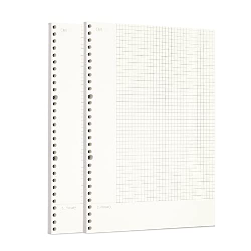Image of Zelten Loose Leaf Punched Paper Refills Paper for 6 Hole Binder Personal Organizer Diary Notebook Refillable Planner (Connell,A4 /30 Hole)