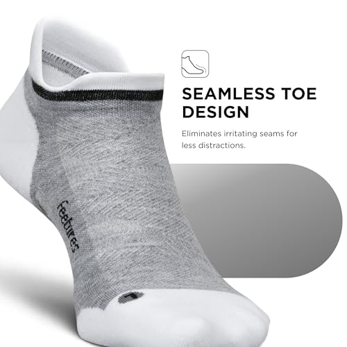 Image of Feetures Elite Golf Max Cushion Tab Ankle Socks - Sport Sock with Targeted Compression