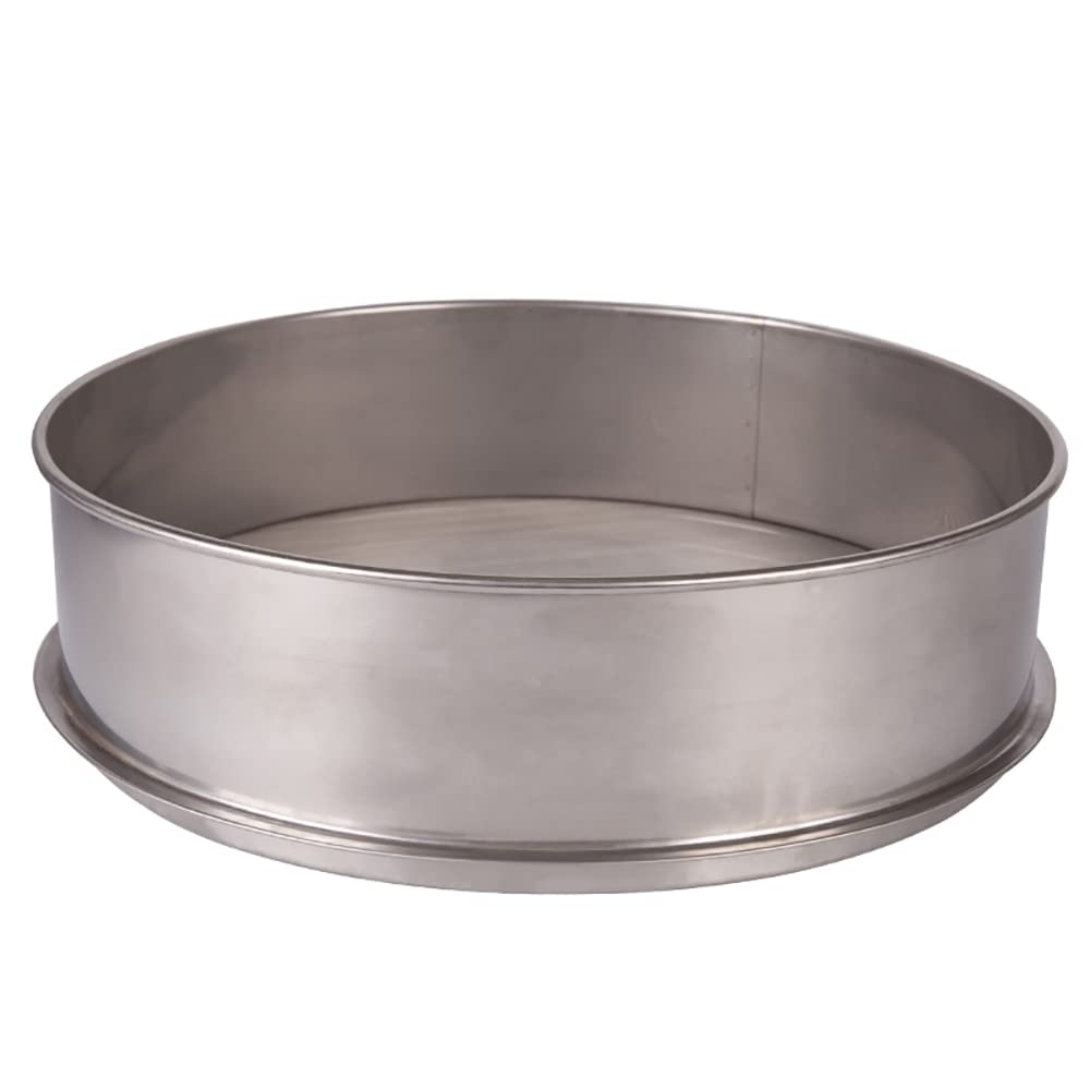 Diamètre 30CM Hauteur 10CM SUS Tout Tamis en Acier Inoxydable for Machine Vibrante Électrique Maille en Option (Size : 80 Mesh)