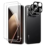 Fhyeugfy for Xiaomi 15T Pro Screen Protector,[2+2 Pack] Tempered Glass Screen Protector+Camera Lens Protector,No Bubbles,Anti-Scratch,Case Friendly