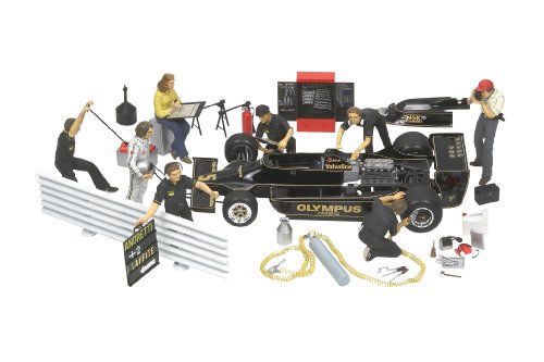 Figura Set Equipo Motorsport Tamiya 1/20 1970-85 miniatura 1