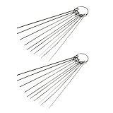 Ruilogod Plastic Shell Metal Welding Torch Nozzle Tip Cleaner Silver Tone 20pcs (id: a6b e5c 1db