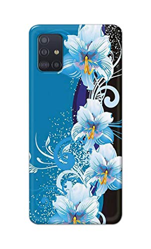 Image of PRINTFIDAA Beautiful Floral Design Printed Designer Hard Case for Samsung Galaxy A51, SM-A515F / DSN, SM-A515F / DS Back Cover -(e) RPM1006