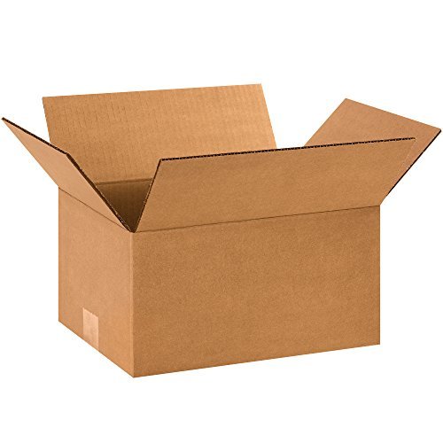Image of BOX USA Shipping Boxes 12 inchL x 9 inchW x 6 inchH, 100-Pack Small Corrugated Cardboard Boxes for Shipping, Mailing, Packing, Packaging and Storage