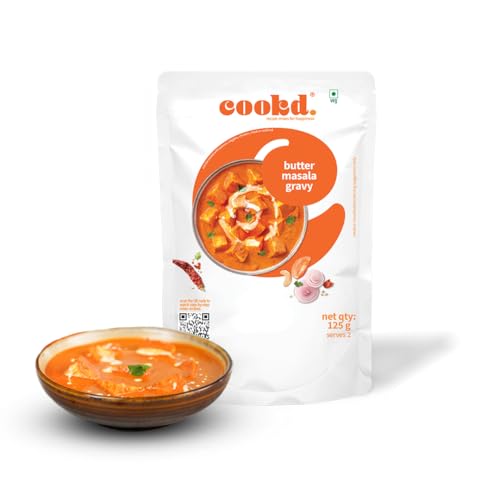 Cookd Butter Masala Gravy 125g | Can be made with Paneer, Vegetables, Chicken | No Added Flavours, Preservatives & Artificial Colors - Image 3 thumbnail