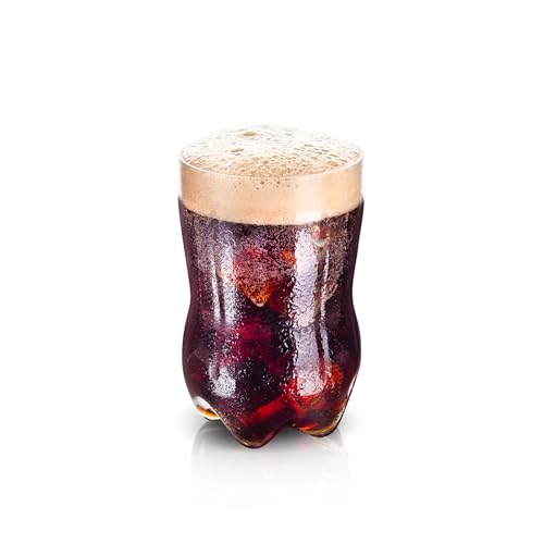 BARGRIN Vaso de cristal de 750ml para fernet - Botella cortada de vidrio para fernet - vaso de fernet