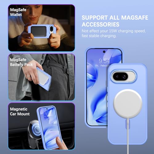 Coque Google Pixel 9A compatible MagSafe antichoc et anti-rayures - 3