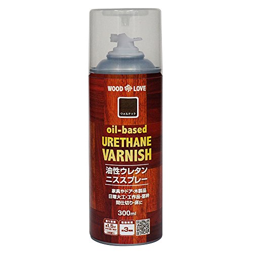ニッペ ペンキ スプレー WOODLOVE 油性ウレタンニススプレー 300ml ウォルナット 油性 つやあり 屋外 日本製 4976124516634 - ニッペ(Nippe) - 商品画像