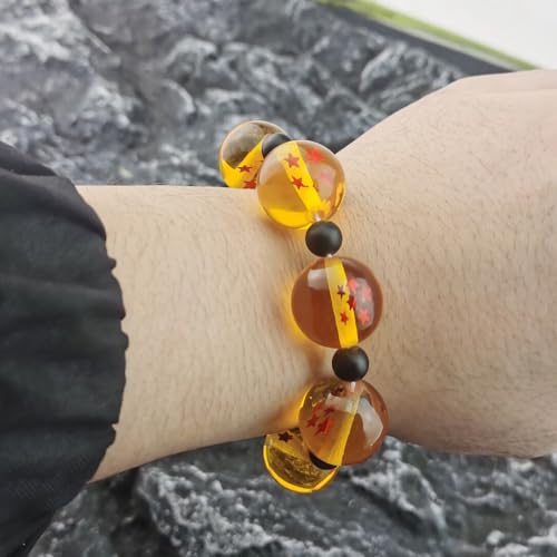 Kangshun Goku Bracelet Anime Goku Earring Seven Bead Bracelet Goku Cosplay Accessories thumb #2