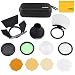 Godox AK-R1 Pocket Flash Light Accessories Kit for Godox H200R,Godox AD200 Accessories