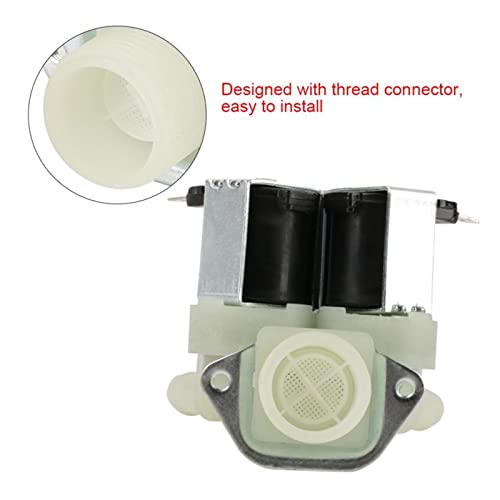 Électrovanne 3 voies AC 220V G3/4 pour entrée et vidange d'eau - 6