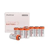 RUIHU CR123A Lithium Battery, 20 Pack, 3V 1500mAh, High Power Lithium Battery, Long Lasting for Security Devices, Flashlights, Non Rechargeable (CR123A 20 Unité)