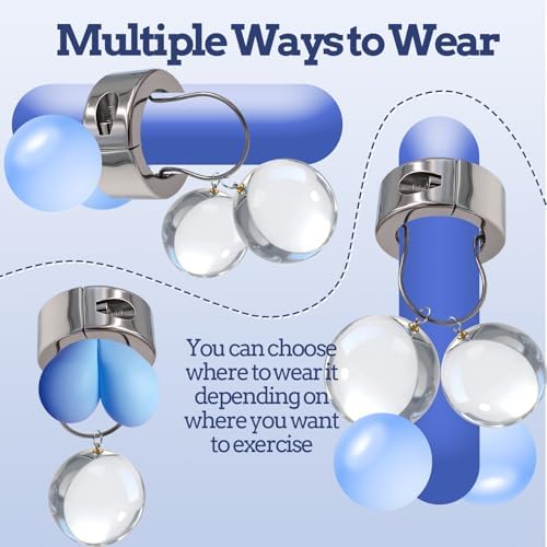 Ball Weights for Testicles Ball Stretcher Weights Metal 2 Balls for Men — 사진 3